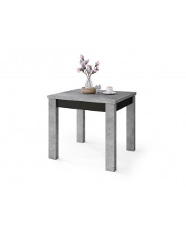FONTE Beton Millenium/ Crni Mat-  KLASIČNI I TRADICIONALNI STOL ZA BLAGOVAONU/ DNEVNU SOBU  110X75 SKLOPIVI DO 155 CM!
