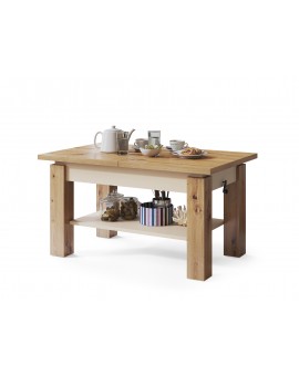ASTORIA artisan hrast / bež, sklopivi stolić