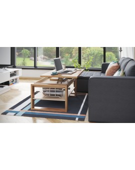 NUO dub artisan / béžová, konferenční stolek