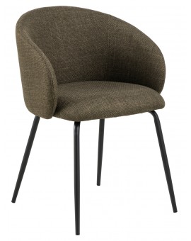 CLARA Maslinasto Zelena (tkanina Basel 77)/crne noge – MODERNA, TAPECIRANA, ZAOBLJENA STOLICA ZA DNEVNI BORAVAK/BLAGOVAONICU CLARA Maslinasto Zelena (tkanina Basel 77)/crne noge – MODERNA, TAPECIRANA, ZAOBLJENA STOLICA ZA DNEVNI BORAVAK/BLAGOVAONICU