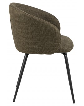 CLARA Maslinasto Zelena (tkanina Basel 77)/crne noge – MODERNA, TAPECIRANA, ZAOBLJENA STOLICA ZA DNEVNI BORAVAK/BLAGOVAONICU CLARA Maslinasto Zelena (tkanina Basel 77)/crne noge – MODERNA, TAPECIRANA, ZAOBLJENA STOLICA ZA DNEVNI BORAVAK/BLAGOVAONICU