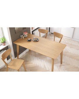 ROXY Natural hras, 150cm/80cm - PRAVOKUTNI DRVENI STOL ZA RETRO KUHINJE/BLAGOVAONICU ROXY Natural hras, 150cm/80cm - PRAVOKUTNI DRVENI STOL ZA RETRO KUHINJE/BLAGOVAONICU