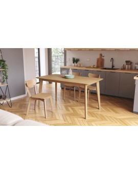 ROXY Prírodný dub, 150cm/80cm - kuchynský/jedálenský stôl RETRO - obdĺžnikový drevený stôl ROXY Prírodný dub, 150cm/80cm - kuchynský/jedálenský stôl RETRO - obdĺžnikový drevený stôl