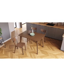 ROXY orah prirodni, 120cm/80cm - PRAVOKUTNI DRVENI STOL ZA RETRO KUHINJE/BLAGOVAONICU ROXY orah prirodni, 120cm/80cm - PRAVOKUTNI DRVENI STOL ZA RETRO KUHINJE/BLAGOVAONICU