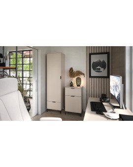 copy of Komoda LANA 01 bílý - STOJÍCÍ SKŘÍŇKA S ŠUPLÍKEM