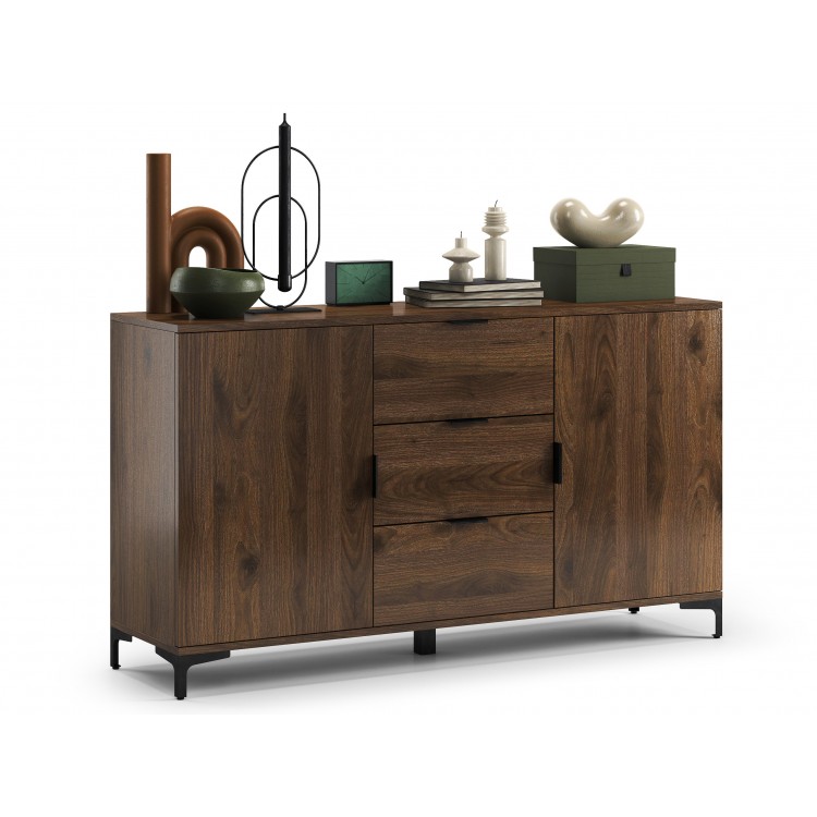 copy of LANA 04 bílý - DVOUDVEŘOVÁ STOJÍCÍ SKŘÍŇ SE ZÁSUVKAMI