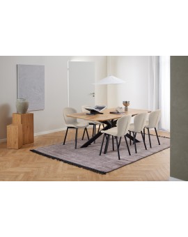 copy of FIORA Béžové (Látka Basel 24) - MODERNÁ ČALÚNENÁ STOLIČKA DO OBÝVAČKY/ JEDÁLNE LOFT