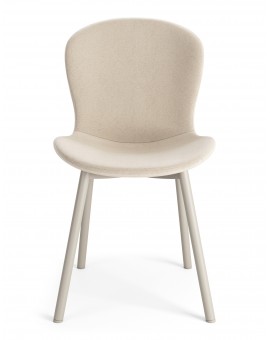 FIORA Béžové (látka Apia 453) / sivobéžový rám (kašmír) - MODERNÁ ČALÚNENÁ STOLIČKA DO OBÝVAČKY/ JEDÁLNE LOFT