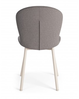 FIORA Svetlosivé Taupe (látka Basel 34) / béžový rám - MODERNÁ ČALÚNENÁ STOLIČKA DO OBÝVAČKY/ JEDÁLNE LOFT