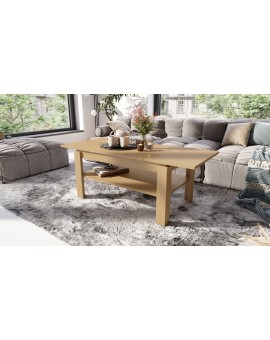 ASTI-R hrast Oasis  - moderan niski stolić s podignutom pločom