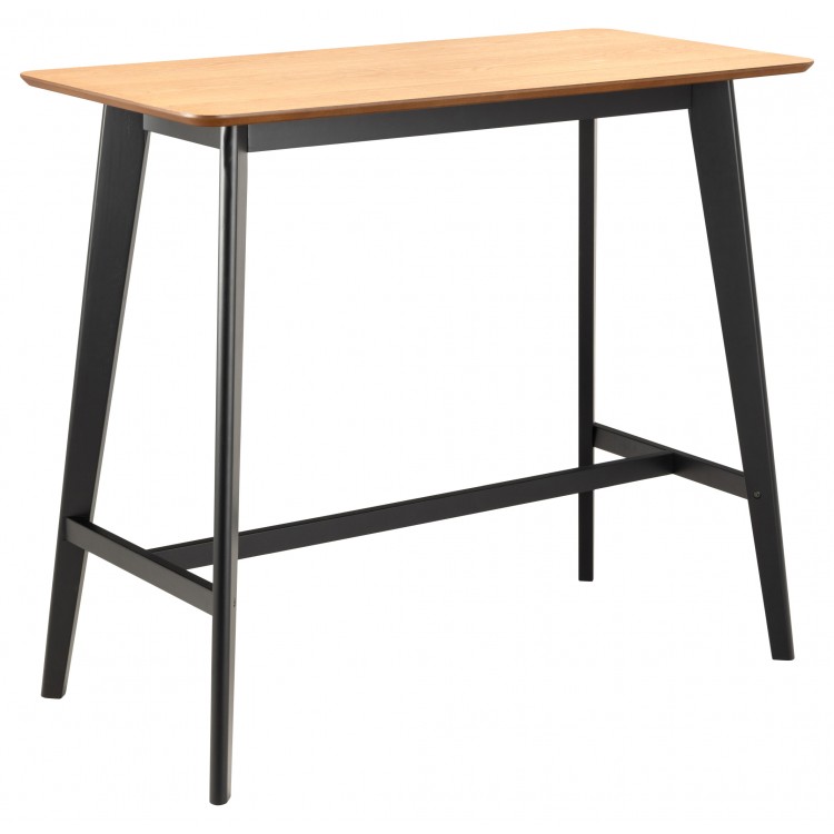 ROXY Prirodni Hrast/Crni - BAR/KUHINJSKI STOL VISOKI DRVENI FURNIR