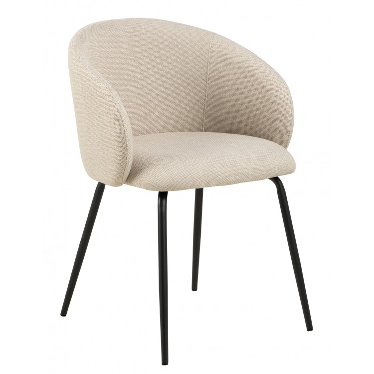 copy of CLARA Béžová (látka Basel 24)/béžové nohy – MODERNÁ ČALÚNENÁ  KRESLOVÁ STOLIČKA DO OBÝVAČKY/JEDÁLNE/KANCELÁRIE LOFT