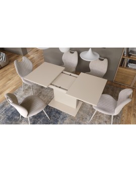 copy of ASTON MINI Čierny Mat - rozkladací stôl so zdvíhacou doskou