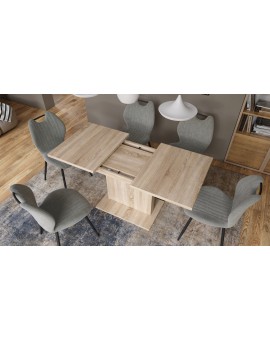 copy of ASTON MINI Čierny Mat - rozkladací stôl so zdvíhacou doskou