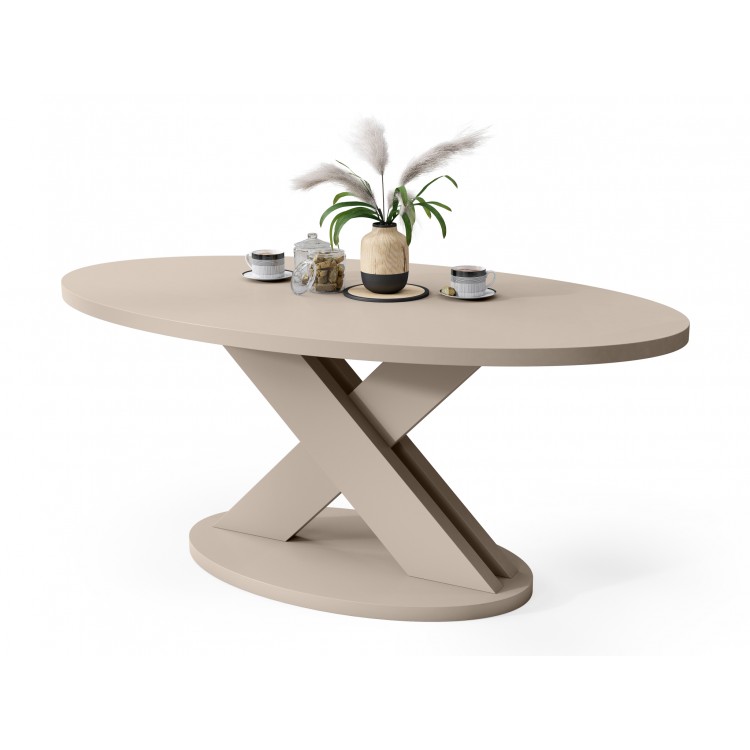 LOXA Cashmere - OVAL COFFEE TABLE 120x65 cm