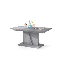 NOIR beton, rozkládací, konferenční stůl, stolek