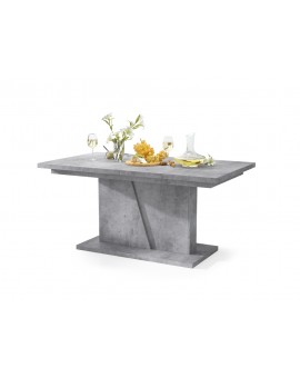 NOBLE NOIR Beton Millenium - SKLOPIVI STOL DO 218 cm, za 8, 10 osoba.