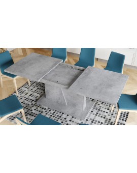 NOBLE NOIR Beton Millenium - SKLOPIVI STOL DO 218 cm, za 8, 10 osoba.